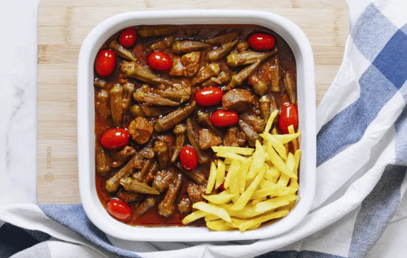 طرز تهیه خورشت بامیه 