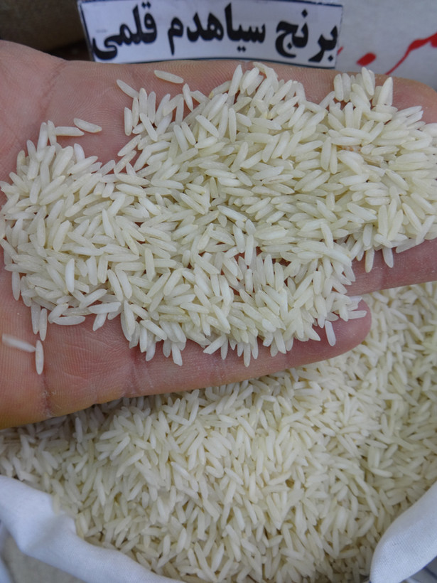 برنج سیاهدم قلمی روغنی دودی هیزمی مجلسی آنا برنج