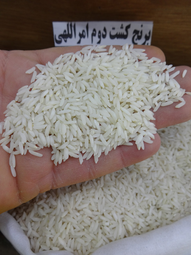 برنج امراللهی فریدونکنار 10 کیلویی آنا برنج - نمای بستهبندی